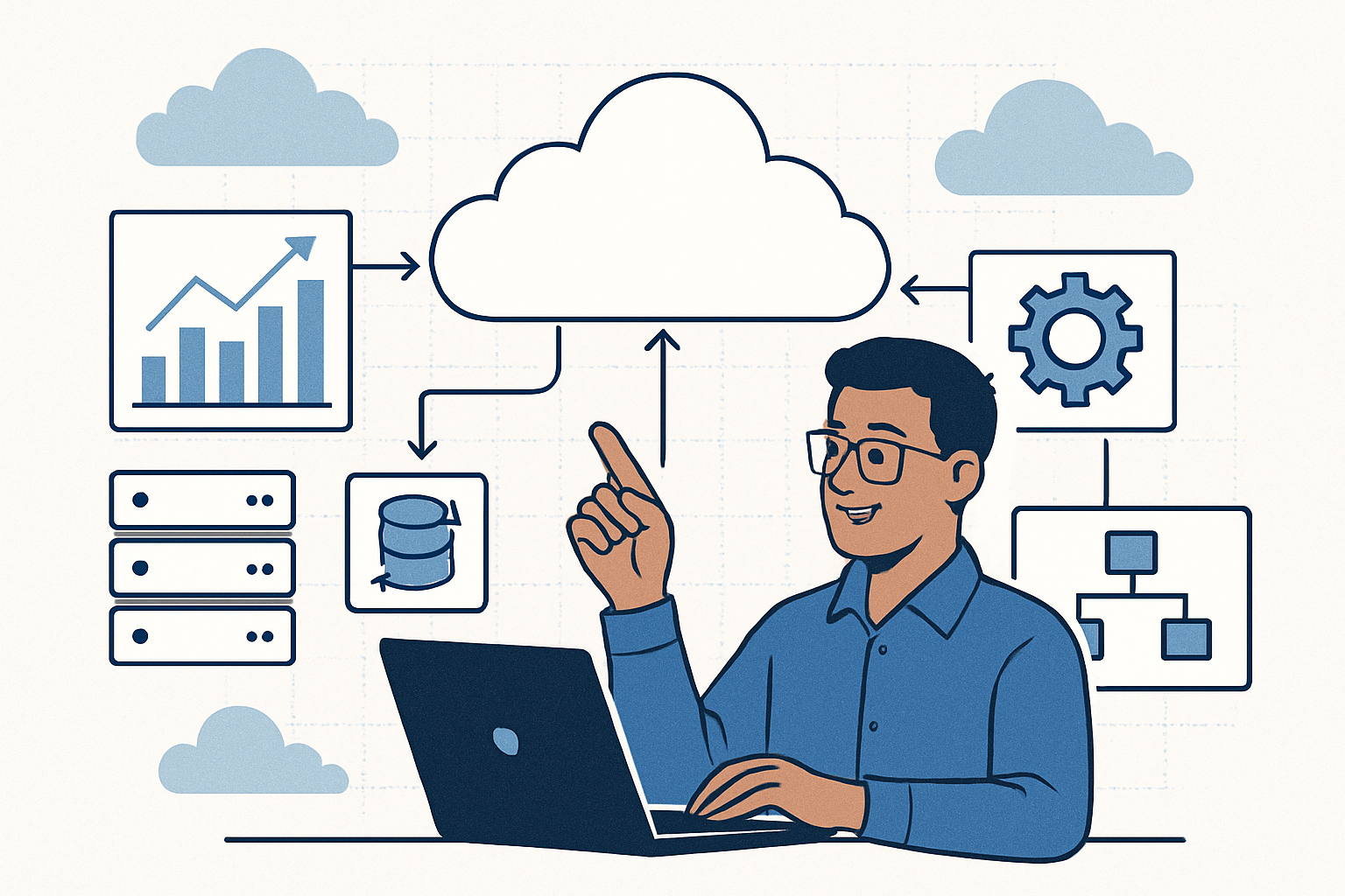 Cloud solutions expert optimizing business infrastructure
